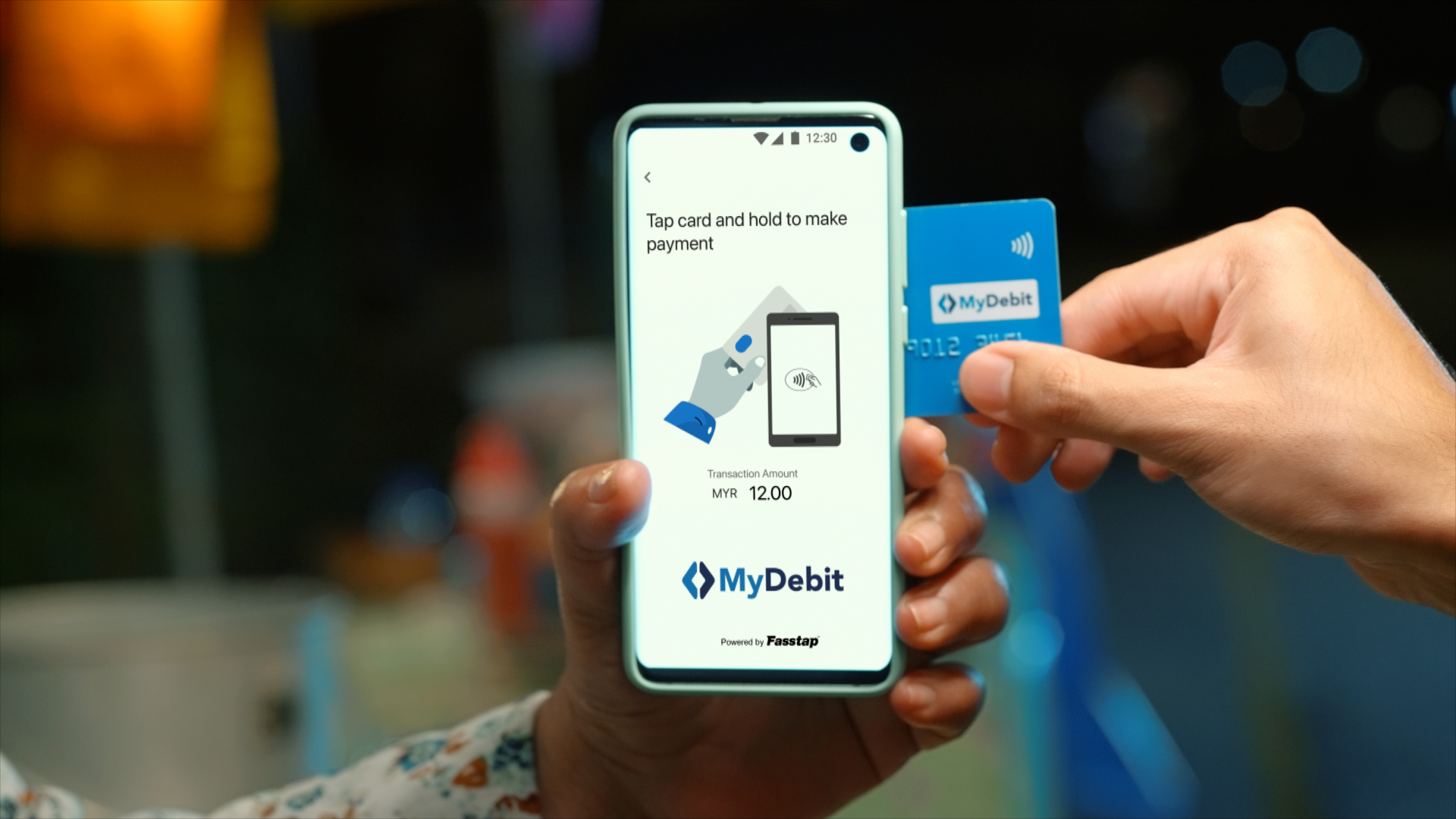 MyDebit Tap On Phone